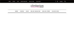 Desktop Screenshot of climberism.com